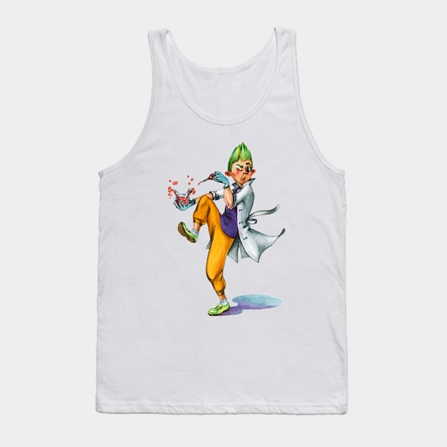 Male Scientist Tank Top by Mako Design 